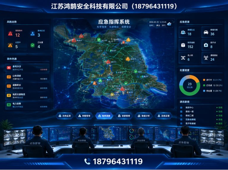 漳州消防通信指挥展示图